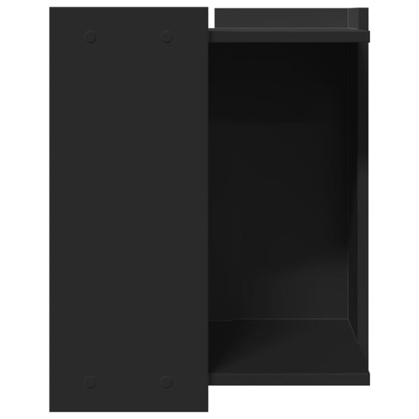 vidaXL Skap til kattetoalett svart 42x42x51 cm konstruert tre