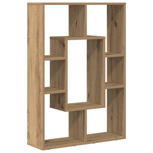 vidaXL Bokhylle artisan eik 63x20x90 cm konstruert tre
