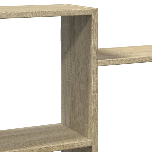 vidaXL Vegghylle sonoma eik 159x18x65 cm konstruert tre