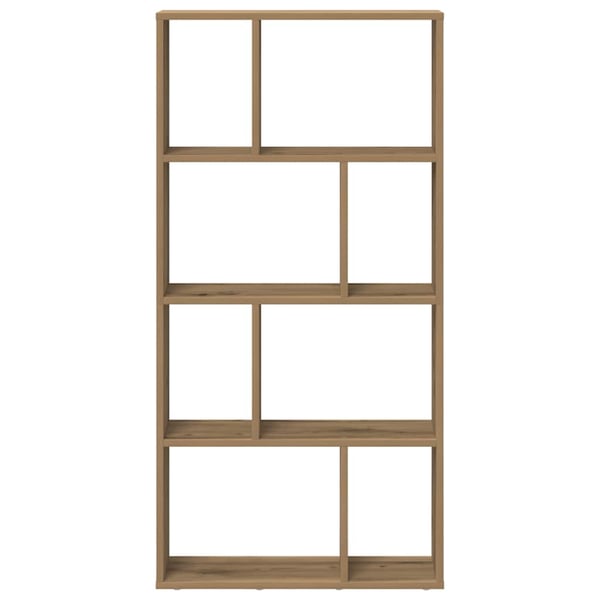 vidaXL Bokhylle artisan eik 60x20x120,5 cm konstruert tre