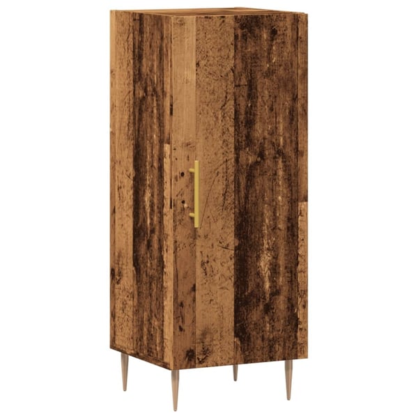 vidaXL Skjenk gammelt tre 34,5x34x90 cm konstruert tre