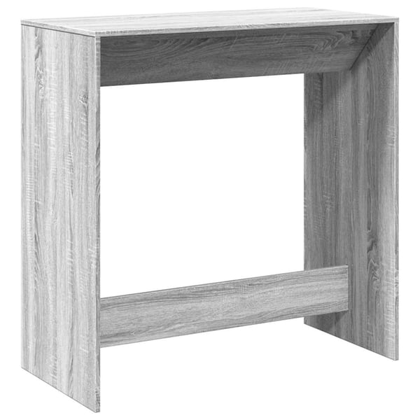 vidaXL Barbord grå sonoma eik 102x50x103,5 cm konstruert tre