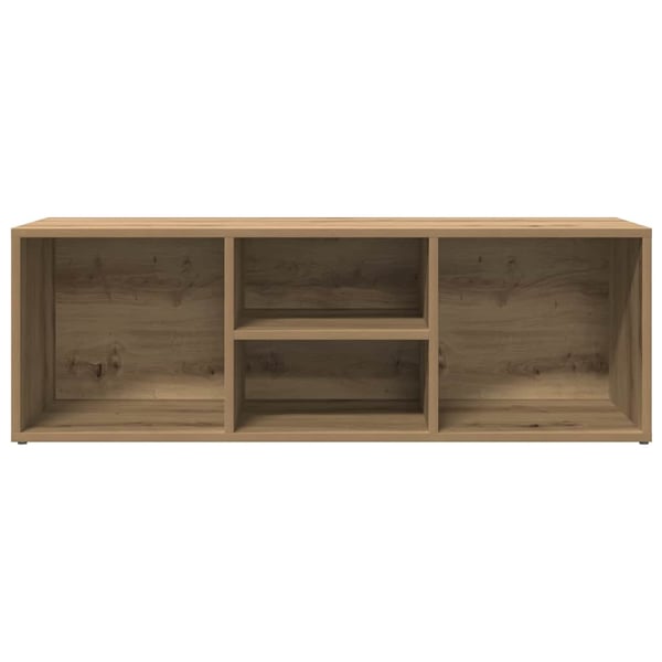 vidaXL Skohylle artisan eik 105x35x35 cm konstruert tre