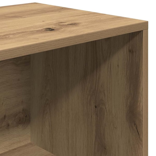 vidaXL Skohylle artisan eik 105x35x35 cm konstruert tre