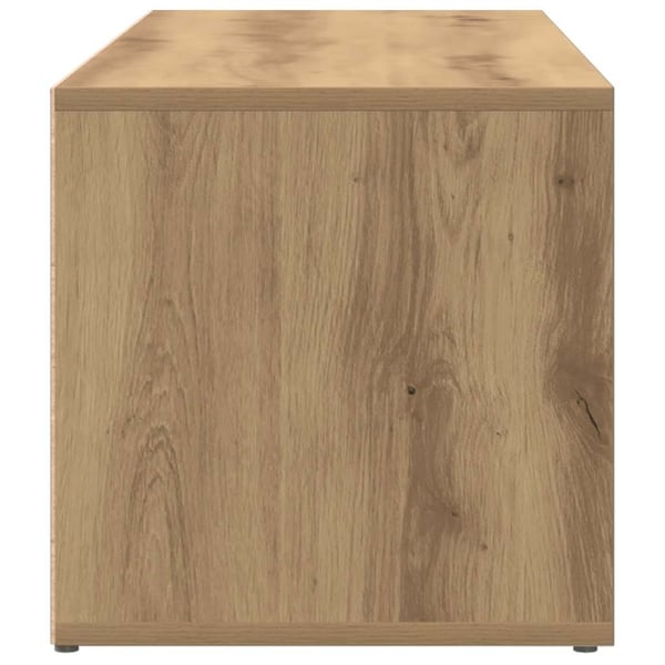 vidaXL Skohylle artisan eik 105x35x35 cm konstruert tre