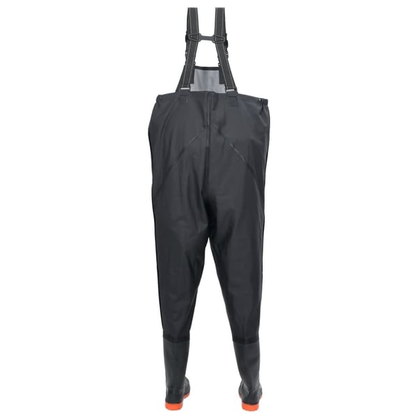 vidaXL waders med støvler str. 42 sort