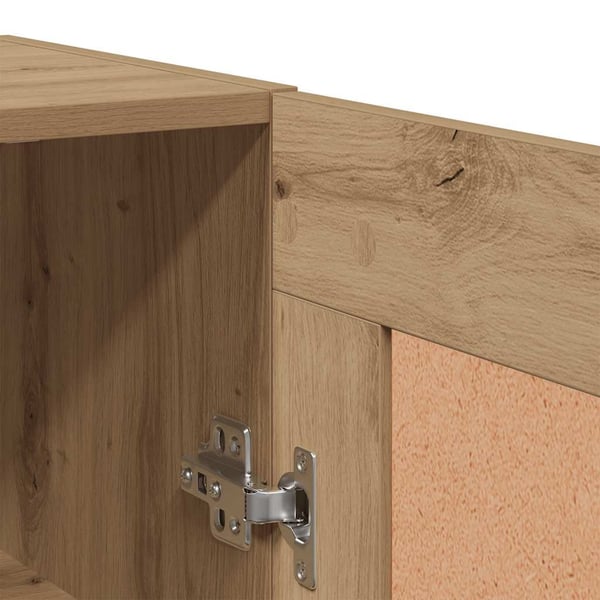 vidaXL skab 69,5x34x90 cm konstrueret træ kunsteg