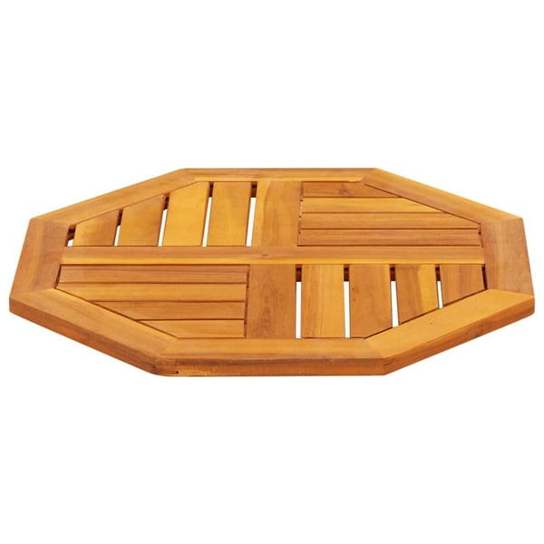 vidaXL Bordplate 50x50x2 cm åttekantet heltre akasie