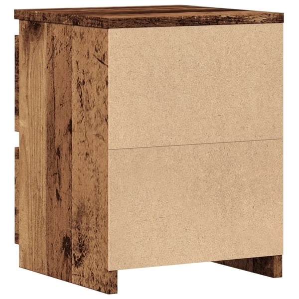 vidaXL Nattbord gammelt tre 30x30x40 cm konstruert tre