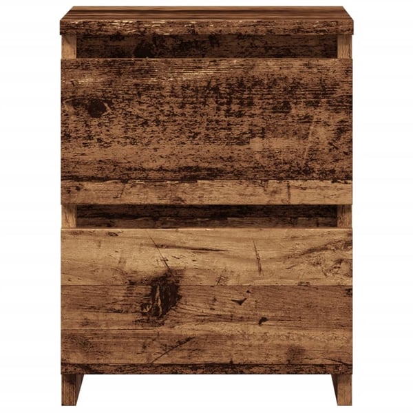 vidaXL Nattbord gammelt tre 30x30x40 cm konstruert tre