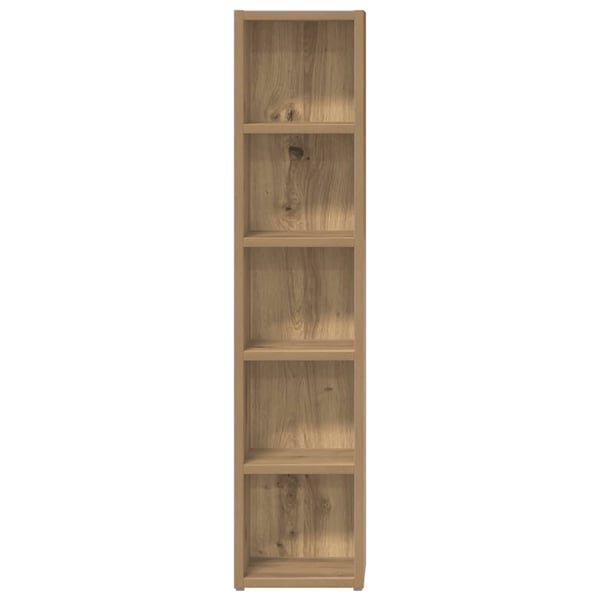 vidaXL CD-skap 2 stk artisan eik 21x16x93,5 cm konstruert tre