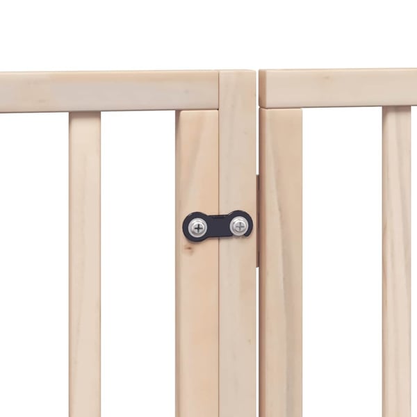 vidaXL Hundeport sammenleggbar 12 paneler 300 cm poppeltre