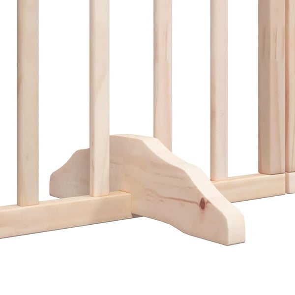vidaXL Hundeport sammenleggbar 9 paneler 450 cm poppeltre