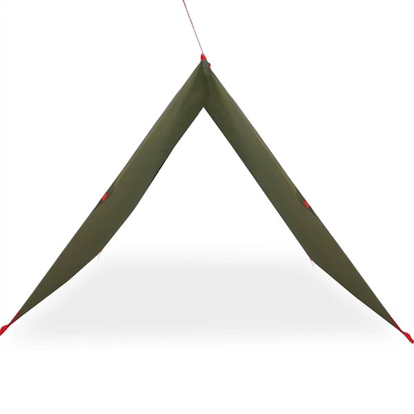 vidaXL Campingpresenning olivengrønn 306x306 cm vanntett