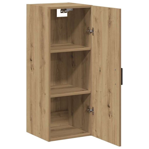 vidaXL Veggskap artisan eik 34,5x34x90 cm konstruert tre