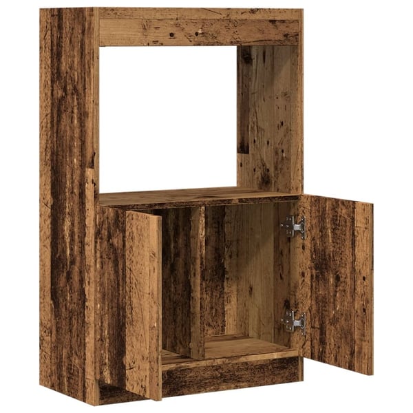vidaXL Highboard gammelt tre 63x33x100 cm konstruert tre