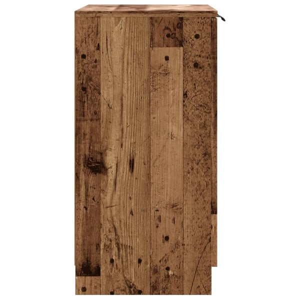 vidaXL Skoskap gammelt tre 59x35x70 cm konstruert tre