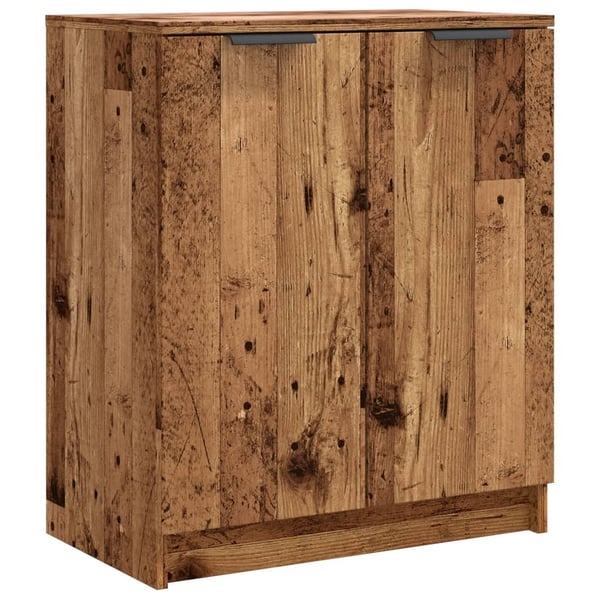 vidaXL Skoskap gammelt tre 59x35x70 cm konstruert tre