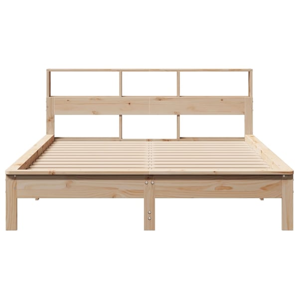 vidaXL Sengeramme uten madrass 160x200 cm heltre furu