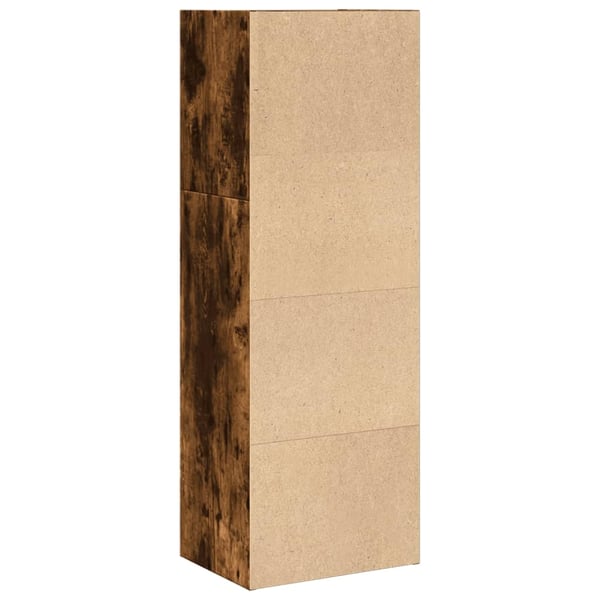 vidaXL Bokhylle røkt eik 40x30x114 cm konstruert tre