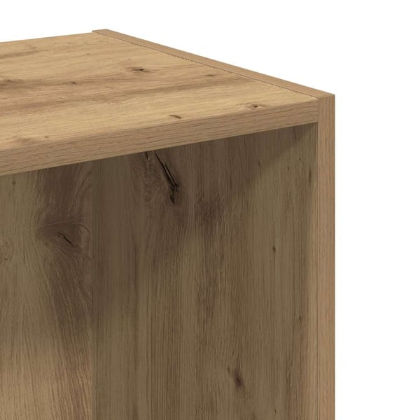 vidaXL Bokhylle artisan eik 40x30x152 cm konstruert tre