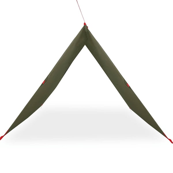vidaXL Campingpresenning olivengrønn 451x420 cm vanntett