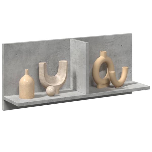 vidaXL Seinäkaappi 70x16,5x30 cm betoninharmaa tekninen puu