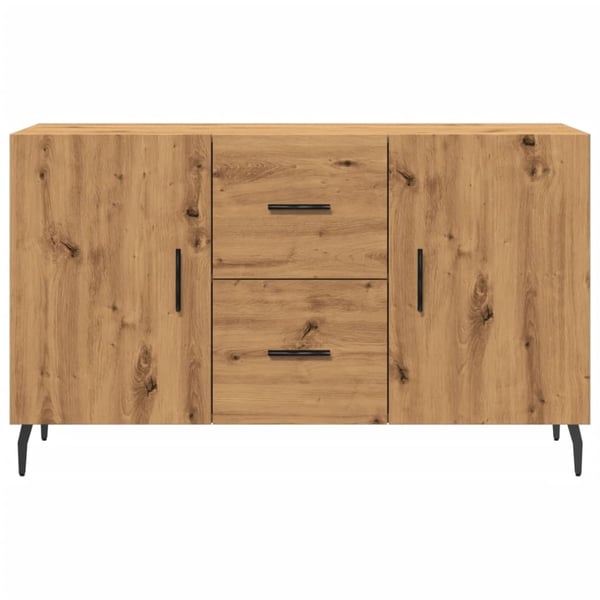 vidaXL Skjenk artisan eik 100x36x60 cm konstruert tre