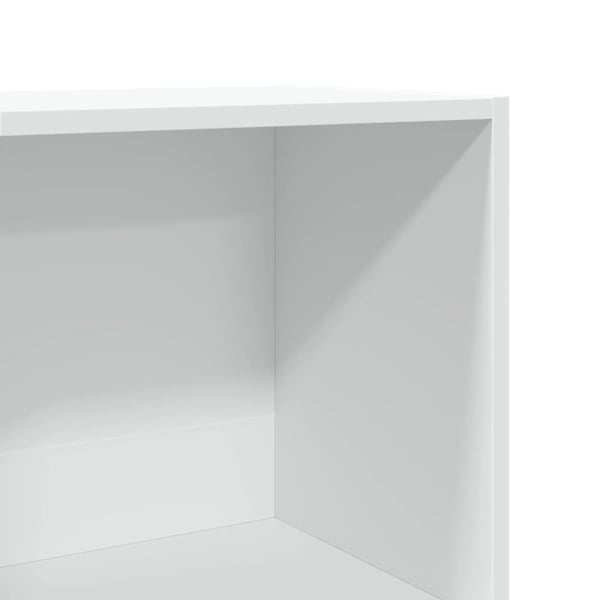 vidaXL Bokhylle hvit 40x30x152 cm konstruert tre