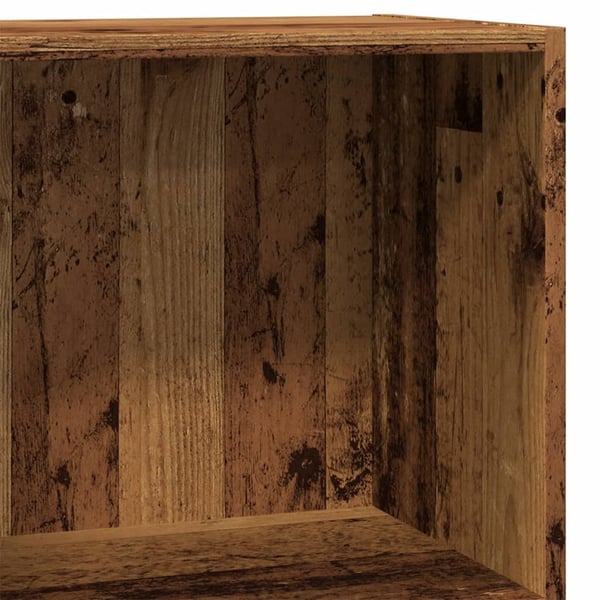 vidaXL Bokhylle gammelt tre 60x30x77 cm konstruert tre