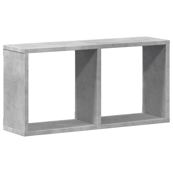 vidaXL Veggskap 60x16x30 cm betonggrå konstruert tre
