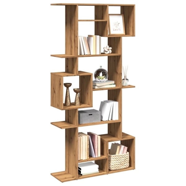 vidaXL Bokhylle artisan eik 92x29x188 cm konstruert tre