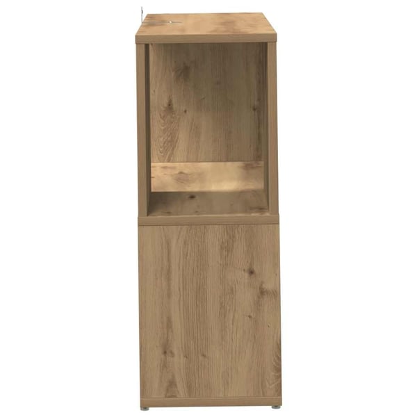 vidaXL Bokhylle artisan eik 60x24x63 cm konstruert tre
