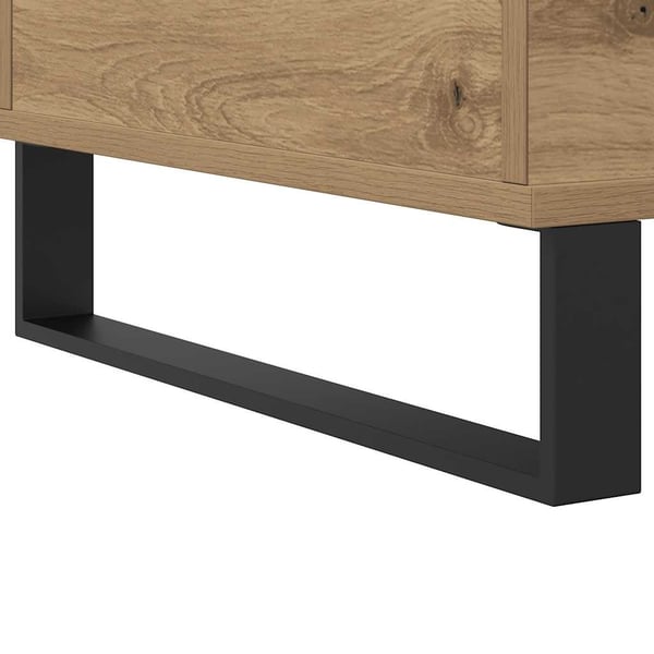 vidaXL Salongbord artisan eik 60x44,5x45 cm konstruert tre