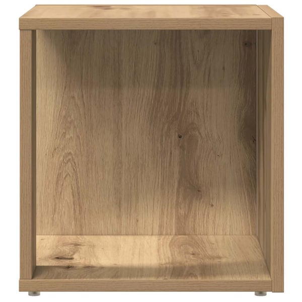 vidaXL sidebord 33x33x34 cm konstrueret træ kunsteg