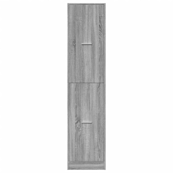 vidaXL Apotekskap grå sonoma 40x41x174,5 cm konstruert tre