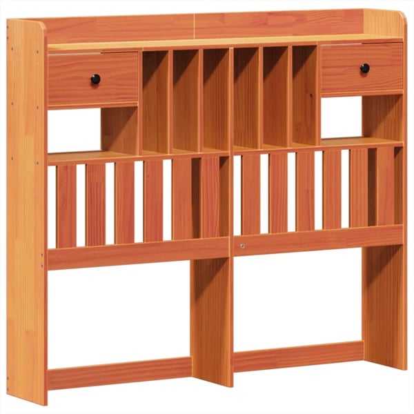 vidaXL Sengeramme uten madrass brun 135x190 cm heltre furu