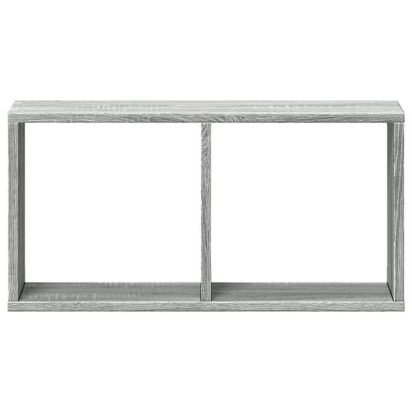 vidaXL Seinäkaappi 60x16x30 cm harmaa Sonoma tekninen puu