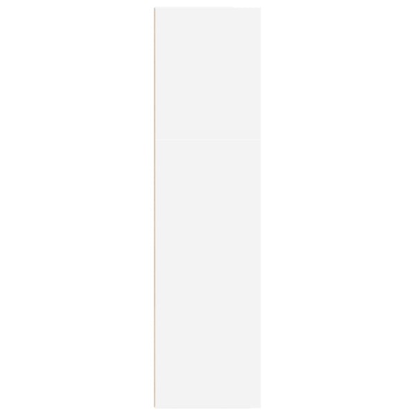 vidaXL Bokhylle hvit 40x30x114 cm konstruert tre