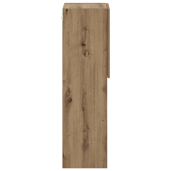 vidaXL TV-benker med LED-lys 2 stk artisan eik 30,5x30x102 cm