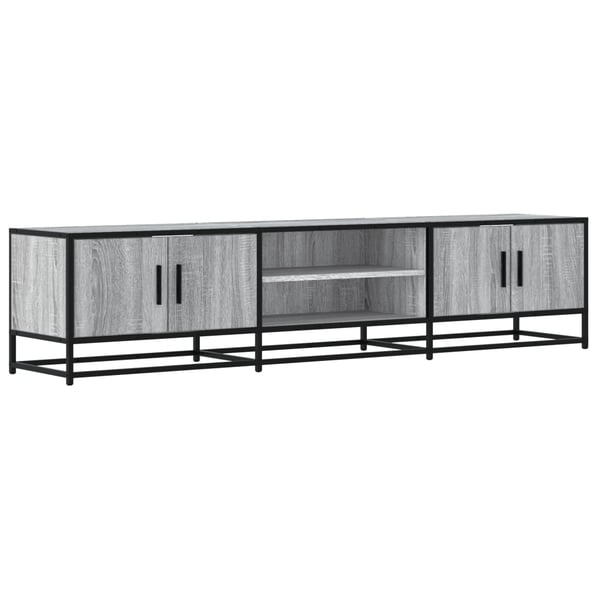 vidaXL TV-benk grå sonoma 180x35x41 cm konstruert tre
