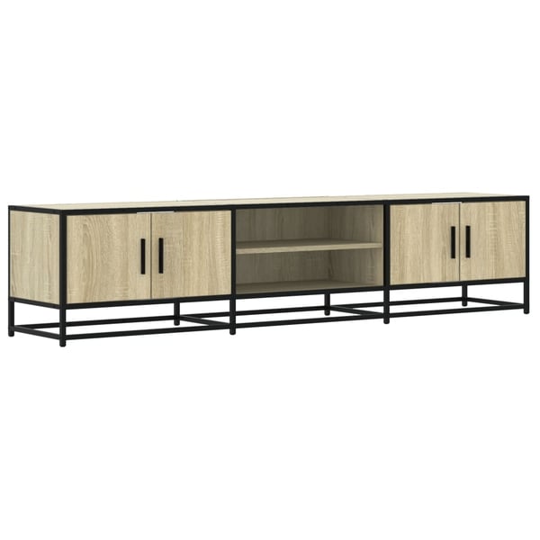 vidaXL tv-bord 180x35x41 cm konstrueret træ sonoma-eg