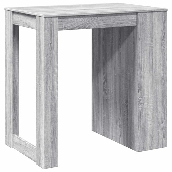 vidaXL Barbord grå sonoma eik 102x70x103,5 cm konstruert tre