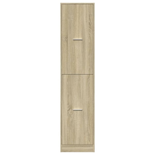 vidaXL Apotekskap sonoma eik 40x41x174,5 cm konstruert tre