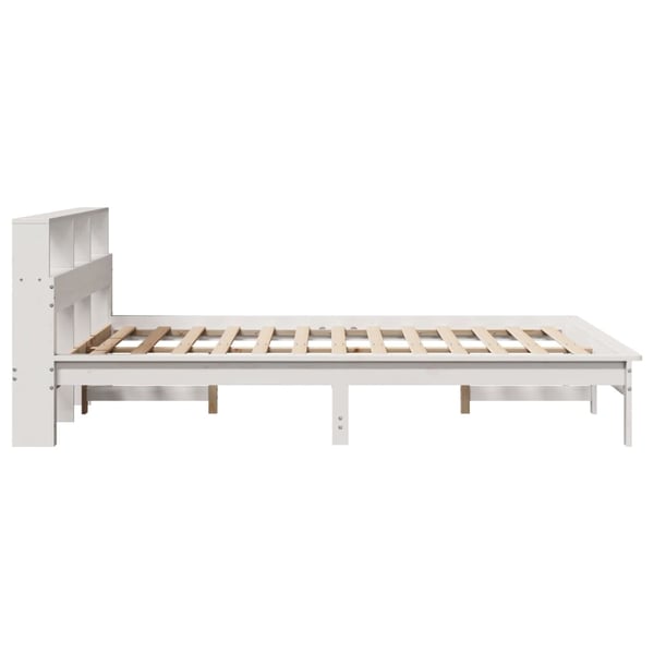 vidaXL Sengeramme uten madrass hvit 150x200 cm heltre furu