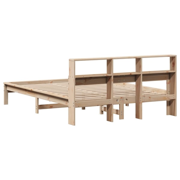 vidaXL Sengeramme uten madrass 140x200 cm heltre furu