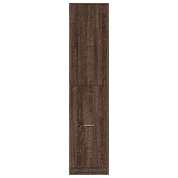 vidaXL Apotekskap brun eik 40x41x174,5 cm konstruert tre