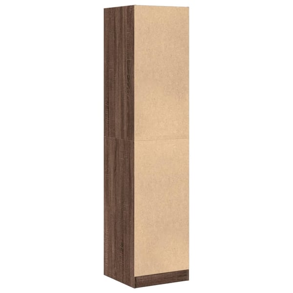 vidaXL Apotekskap brun eik 40x41x174,5 cm konstruert tre