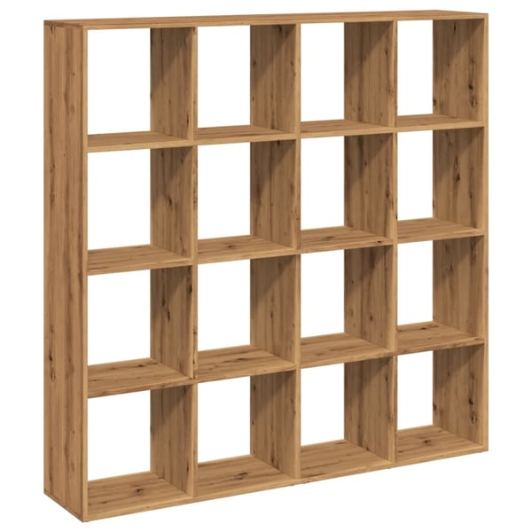 vidaXL Bokhylle artisan eik 102x29x143 cm konstruert tre