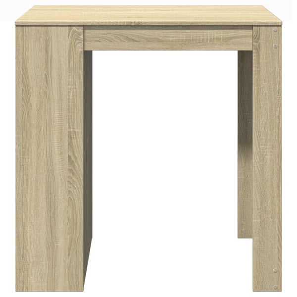 vidaXL Barbord sonoma eik 102x70x103,5 cm konstruert tre